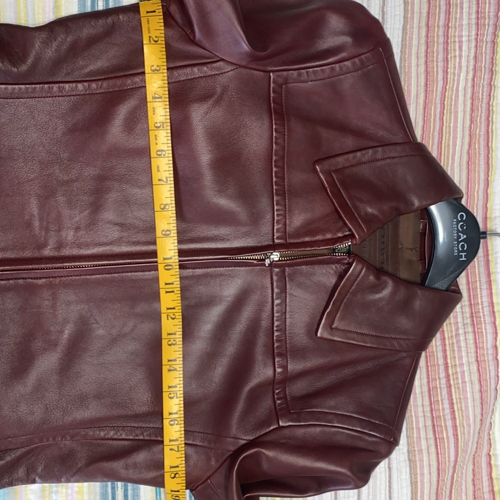 Coach leather jacket - Picture 8 of 8